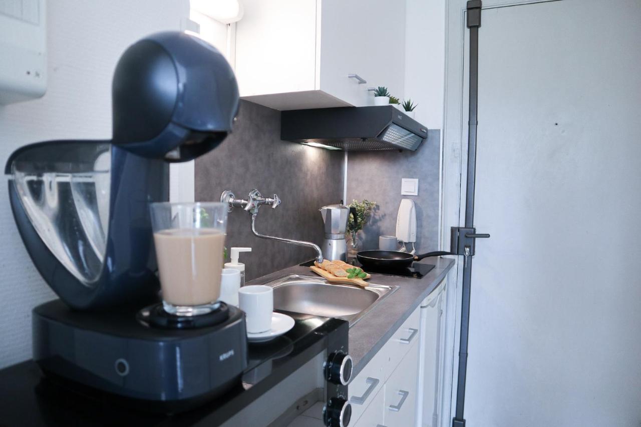 Studio Le Cafe Gourmand - Proche Gare - Coin Tranquille ミュルーズ エクステリア 写真